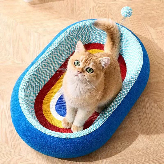 Starry Sky Deep Cat Scratchers Bed