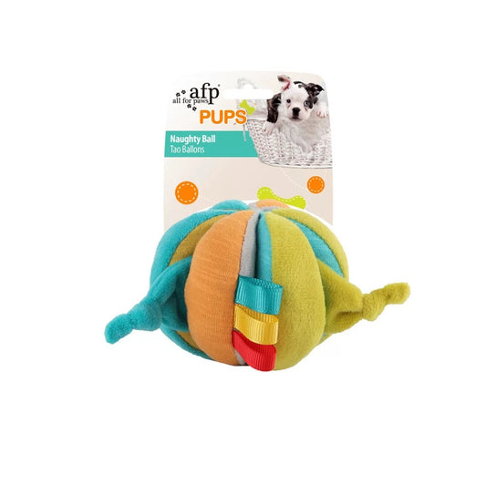 Afp Pups Naughty Ball Dog Toy