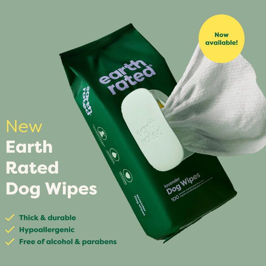 Earth Rated 100 Dog Wipes - Lavender