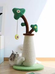 Lucky Money Tree Cat Scratching Post – Durable Sisal Scratching Pole