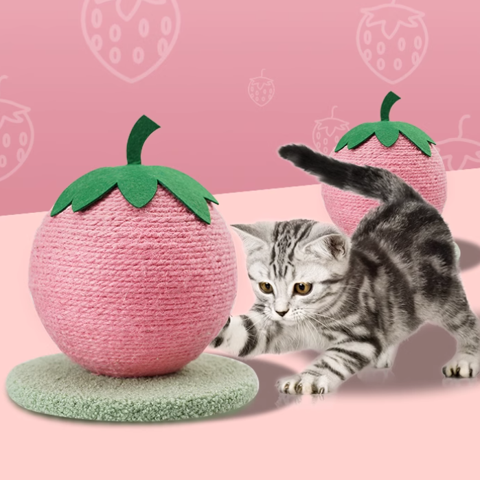 Petroom Fruit Shape Cat Scratching Ball