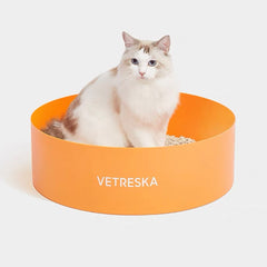 Vetreska Tangerine Cat Litter Box Extra Large