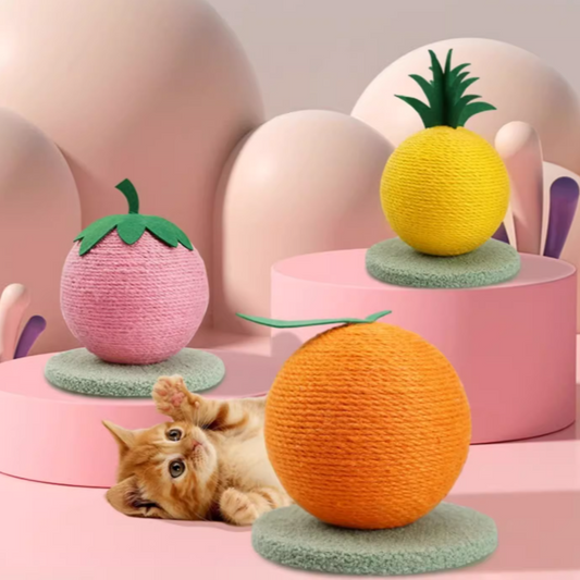 Petroom Fruit Shape Cat Scratching Ball