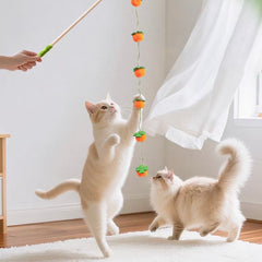 Fruit Garland Interactive Cat Teaser Wand