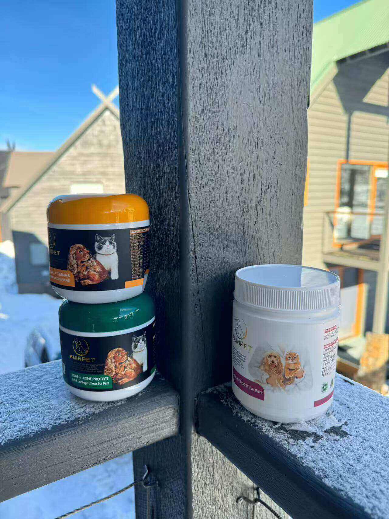 Auinpet BONE + JOINT PROTECT Shark Cartilage Chews For Pets 180g-Petroom