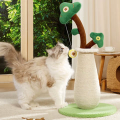 Lucky Money Tree Cat Scratching Post – Durable Sisal Scratching Pole