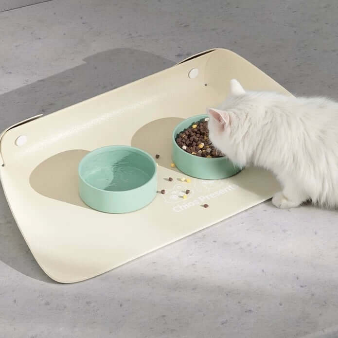 Cat Food Mat – Non-Slip Waterproof Pet Feeding Mat for Dogs & Cats-PETROOM