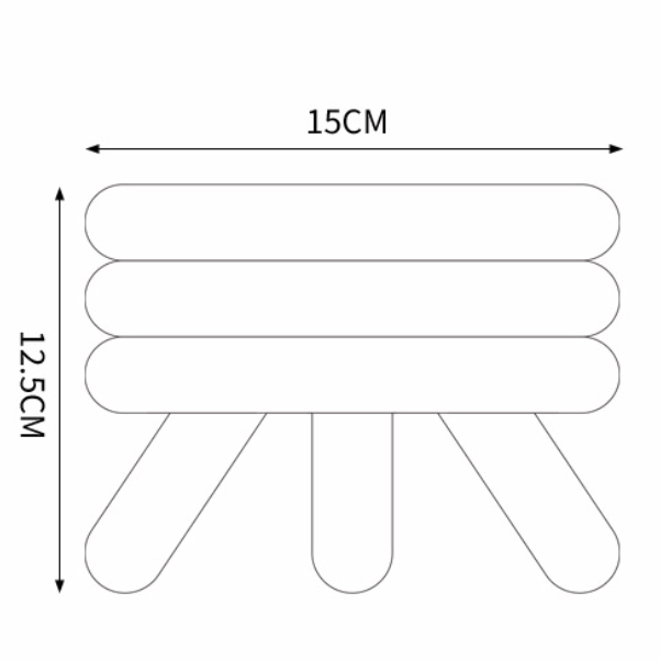 Ceramic Pet Bowls with Wood Stand Elevated Cat & Dog Feeder-Petroom