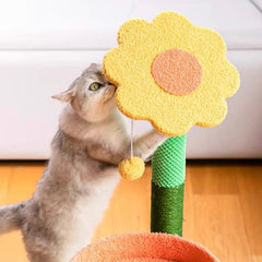 Petroom Sunflower Cat Scratcher Tree Cat Nest