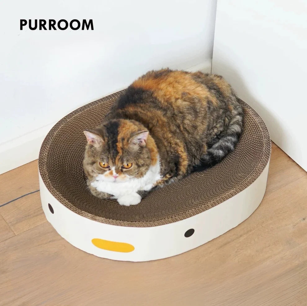 PURROOM Little Chicken Series: Super Large Oval Cat Scratcher