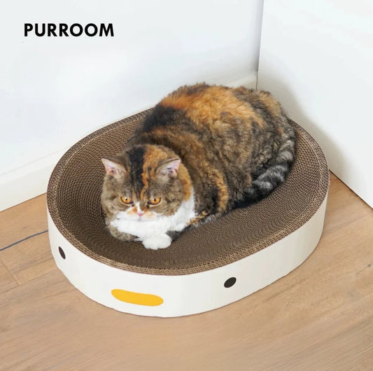 PURROOM Little Chicken Series: Super Large Oval Cat Scratcher