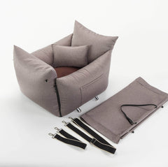 DOTOUUD 3-in-1 Pet Car Seat & Bed-Petroom