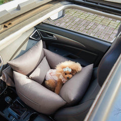 DOTOUUD 3-in-1 Pet Car Seat & Bed-Petroom