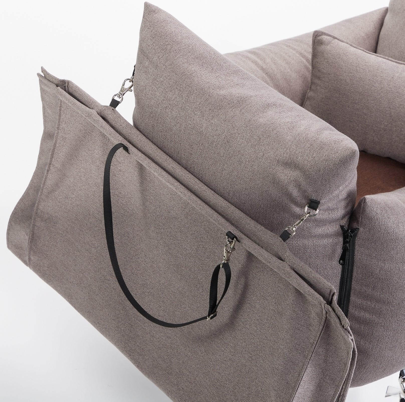 DOTOUUD 3-in-1 Pet Car Seat & Bed-Petroom