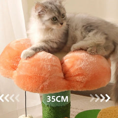 Rileycat Multi-Functional Cat Tree Avocado and Flower Style – cat tree for large cats