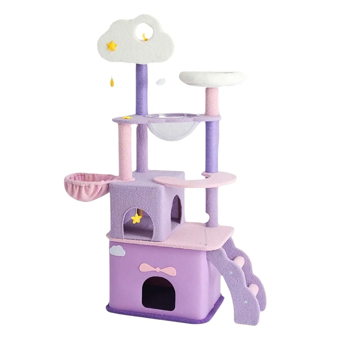 Echo Super Large Cat Tree With Scratching Post (Height 170cm)-Petroom