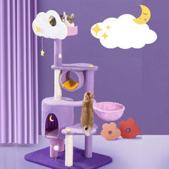 Fantasy Series Climbing Frame Cat Tree - Sparkling and cloudy
