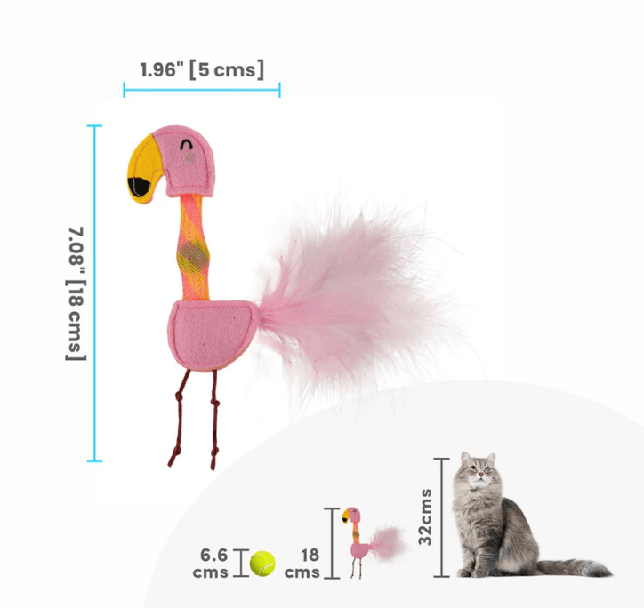 FOFOS Flicking Tube Catnip Cat Toy – Interactive Stress Relief Toy for Indoor Cats-PETROOM