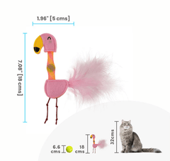 FOFOS Flicking Tube Catnip Cat Toy – Interactive Stress Relief Toy for Indoor Cats-PETROOM