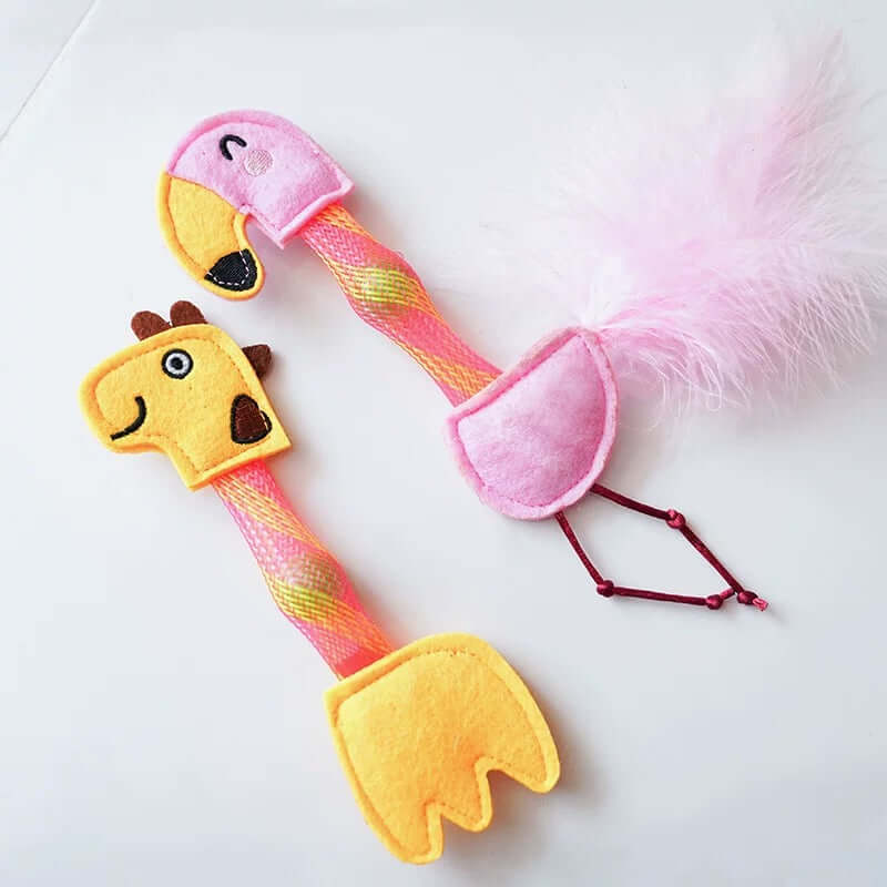 FOFOS Flicking Tube Catnip Cat Toy – Interactive Stress Relief Toy for Indoor Cats-PETROOM