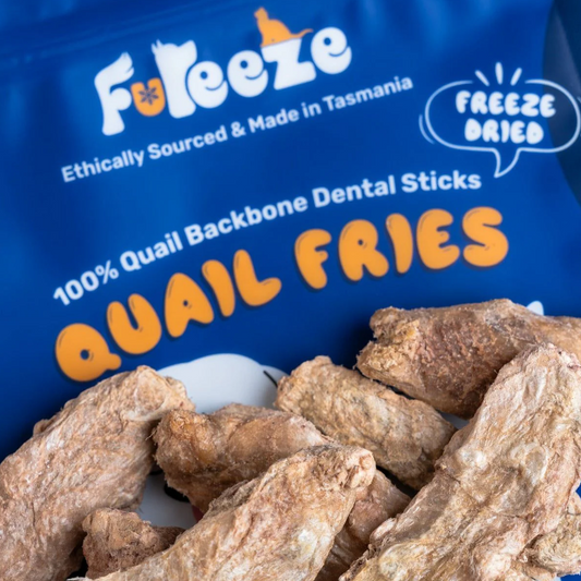 FUREEZE Freeze Dried Quail Fries 50g-Petroom