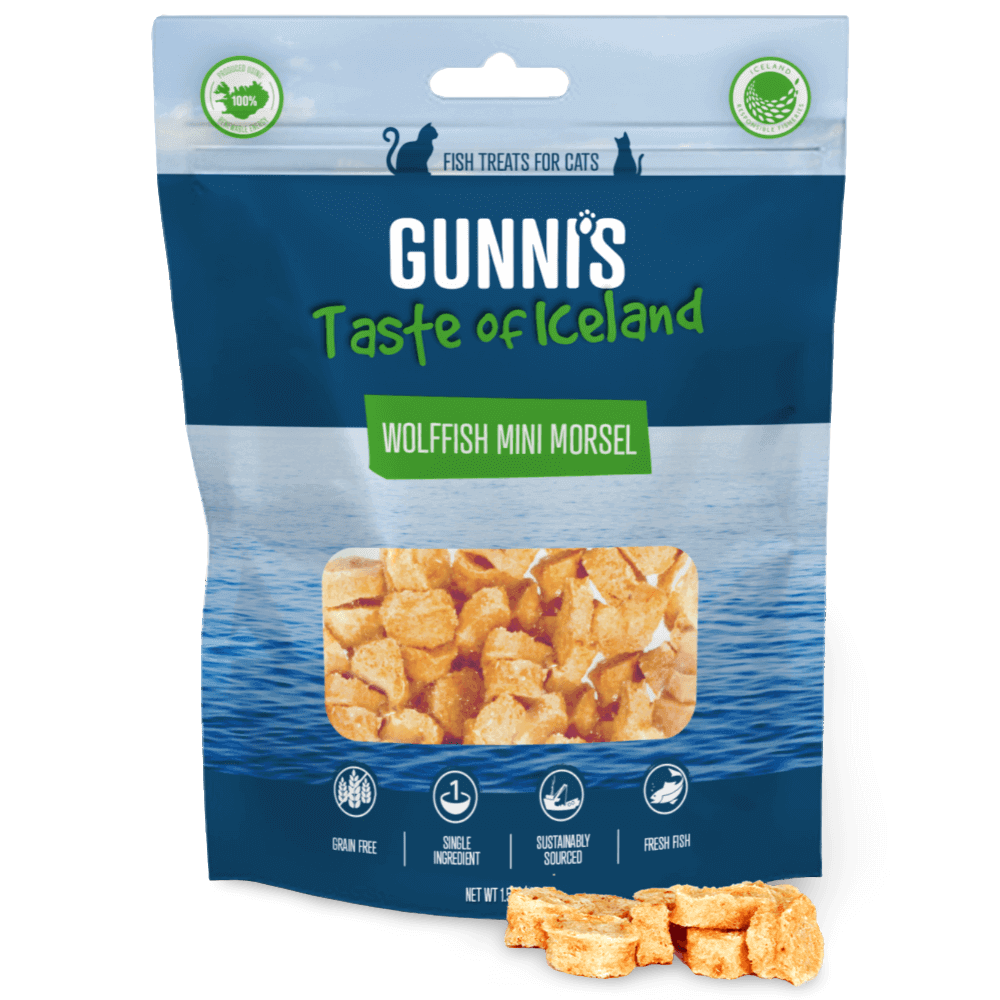 GUNNIS Wolffish Mini Morsels Cat Treats 42.5g-PETROOM