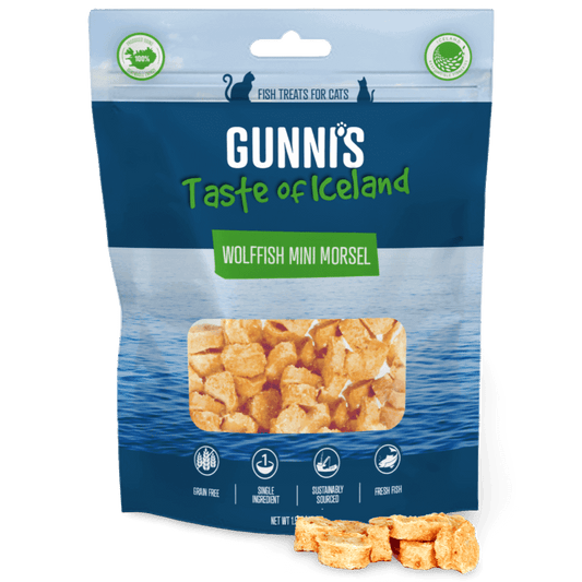 GUNNIS Wolffish Mini Morsels Cat Treats 42.5g-PETROOM