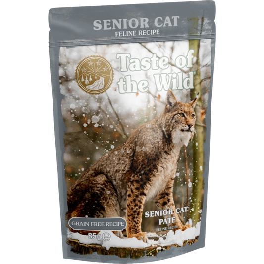 Taste of the Wild Grain-Free Senior Cat Recipe - Chicken Pate 85g x 12 Pack