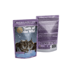 Taste of the Wild Grain-Free Indoor/Sterilized Cat Recipe - Chicken Pate 85g x 12 Pack, premium chicken pate for indoor cats.