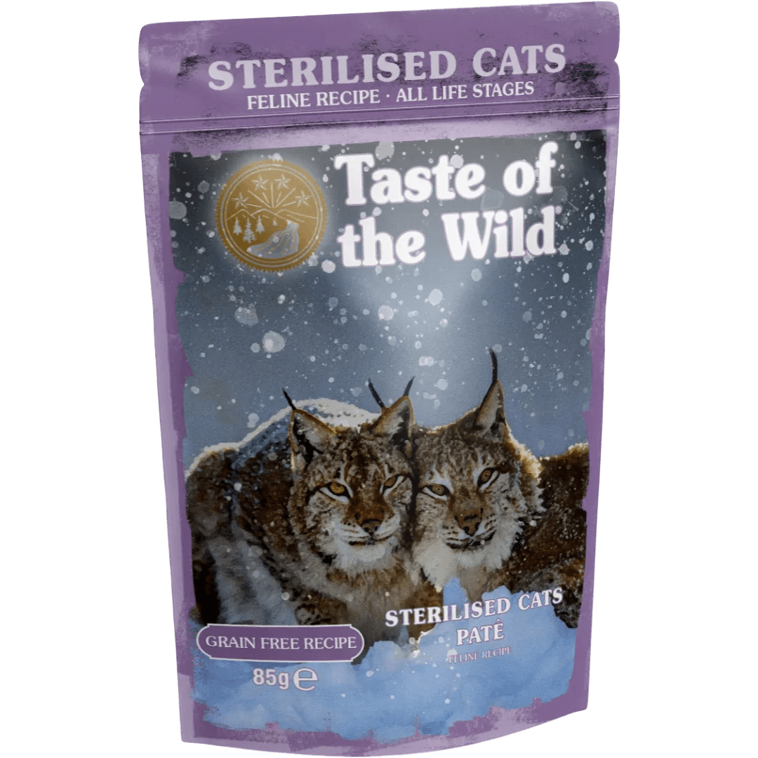 Taste of the Wild Grain-Free Indoor/Sterilized Cat Recipe - Chicken Pate 85g x 12 Pack