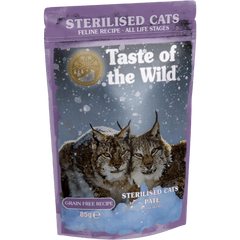 Taste of the Wild Grain-Free Indoor/Sterilized Cat Recipe - Chicken Pate 85g x 12 Pack