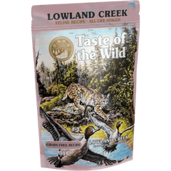 Taste of the Wild Grain-Free Lowland Creek Feline Recipe - Chunks in Gravy 85g x 12 Pack - Wet Cat Food Pouch