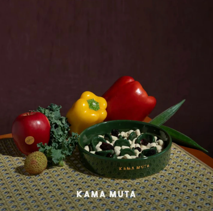 KAMA MUTA Ceramic Slow Feeder Bowl-Petroom