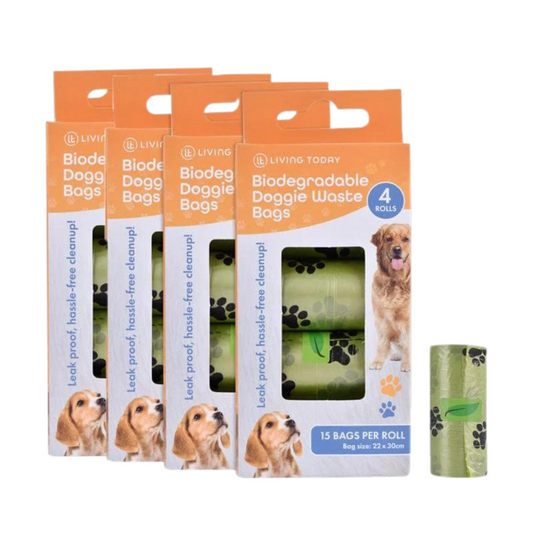 Living today 16 rolls Biodegradable Dog Poop Waste Bags 240 pcs-Petroom