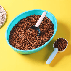 Long Handle With Clip Pet Food Scoop For Dog And Cat-Petroom