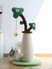 Lucky Money Tree Cat Scratching Post – Durable Sisal Scratching Pole-PETROOM