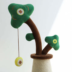 Lucky Money Tree Cat Scratching Post – Durable Sisal Scratching Pole-PETROOM