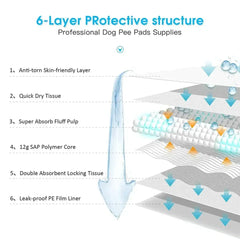 100pcs Absorbent Dog Training Pad 60 x 60 cm