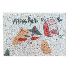 MISSPET Cute Cat Litter Trapping Mat 50x30 cm-Petroom
