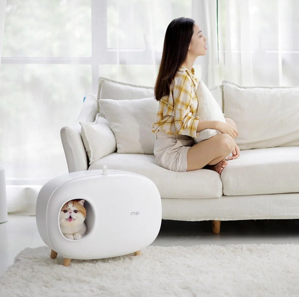 Makesure All In One Storage Cat Litter Box-Petroom