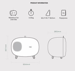 Makesure All In One Storage Cat Litter Box-Petroom