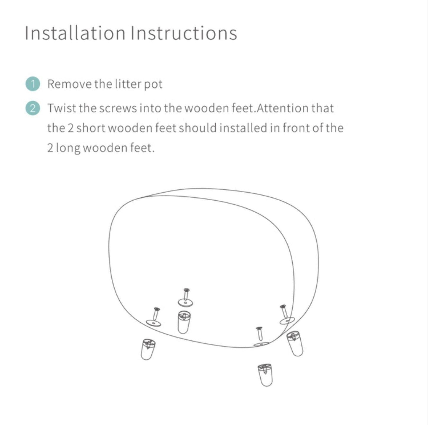 Makesure All In One Storage Cat Litter Box-Petroom