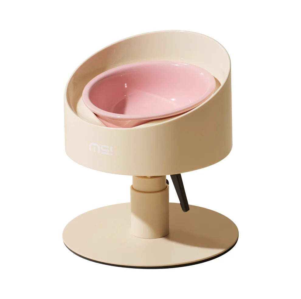 Makesure Sunflower Adjustable Pet Food Bowl-Petroom