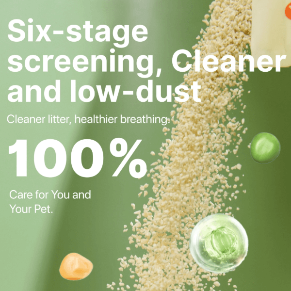 Michu Tofu Cat Litter For Kittens and Rabbits 2.5kg/6L 2.5kg/6L-PETROOM