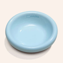 Michu Wide and Shallow Ceramic Pet Bowl-PETROOM