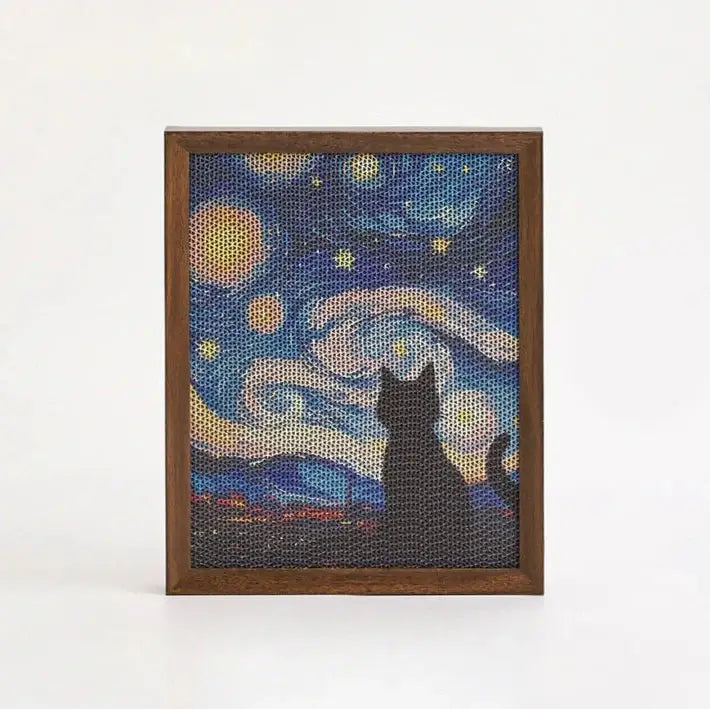 Modern Wall-Mounted Cat Scratcher – Decorative Cat Scratch Board for Indoor Cats-PETROOM