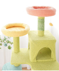 Tall Cat Tree Multi-Level Aesthetic Cat Tower with Sisal Posts 154cm