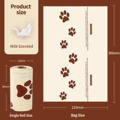 18 Roll Eco-Friendly Dog Poo Bag Set With Dispenser