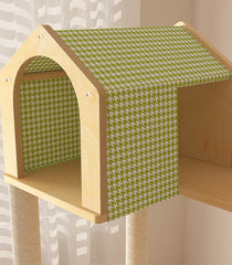 148cm Tall Forest Tree House Cat Tree for Large Cats Deluxe Edition-7 Level Tower with Space Capsule & House