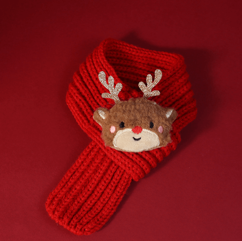 Christmas Pet Scarf in Four Festive Designs – For Cats & Small Dogs-PETROOM